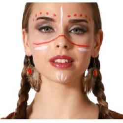 -PENDIENTES INDIA PLUMAS