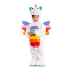 -DISFRAZ UNICORNIO ARCOIRIS 0-6 MESES