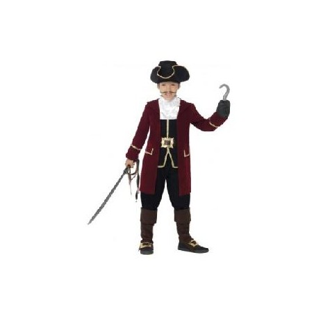 -DISFRAZ CAPITAN PIRATA DELUXE 7-9