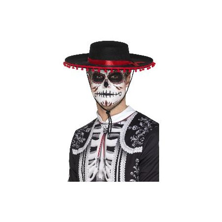 SOMBRERO MEXICANO CON BORLAS