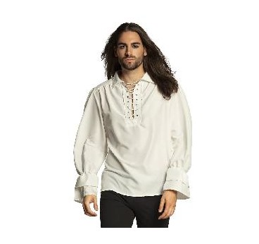 -CAMISA PIRATA BLANCA M