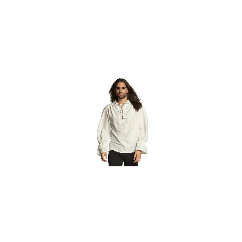 -CAMISA PIRATA BLANCA M