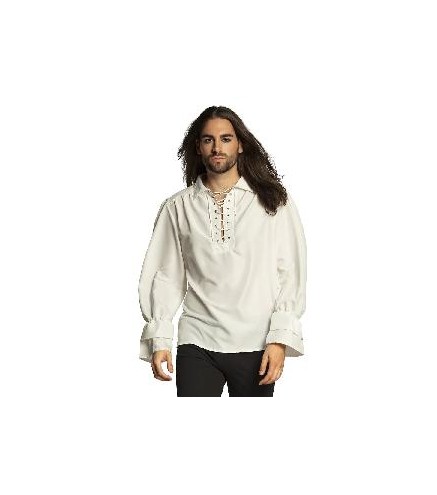 -CAMISA PIRATA BLANCA M