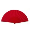 ABANICO DE MADERA ROJO