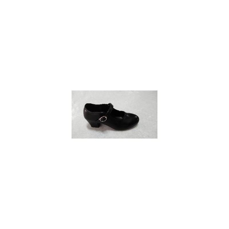 -ZAPATO FLAMENCO HEBILLA NEGRO 29
