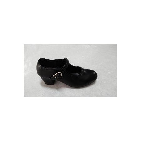 -ZAPATO FLAMENCO HEBILLA NEGRO 29