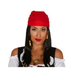 -PELUCA PIRATA CON PAÑUELO ROJO