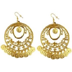 -PENDIENTES ORO-MONEDAS