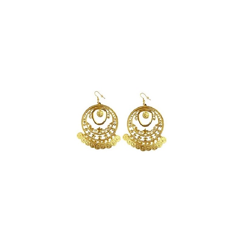 -PENDIENTES ORO-MONEDAS