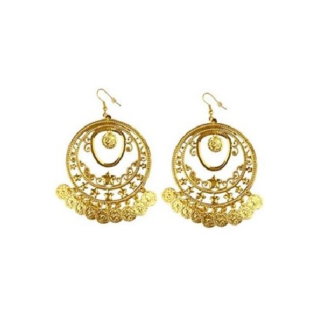 -PENDIENTES ORO-MONEDAS