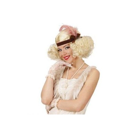 -PELUCAS CHARLESTON AÑOS 20 RUBIA
