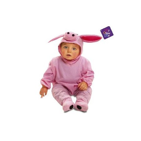 -DISFRAZ CERDITO ROSA 7-12 MESES