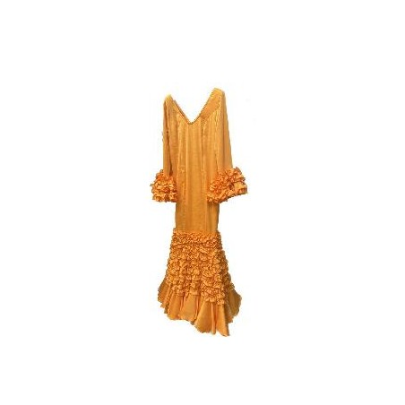 -VESTIDO TREBOL COLOR NARANJA 36