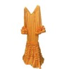 -VESTIDO TREBOL COLOR NARANJA 36