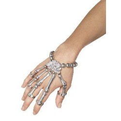 -PULSERA DE MANO ESQUELETO