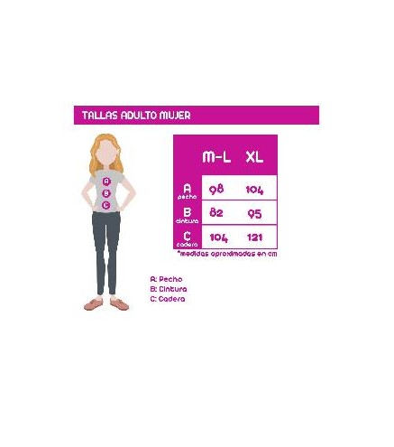 -DISFRAZ MUJER HIPPIE 3XL