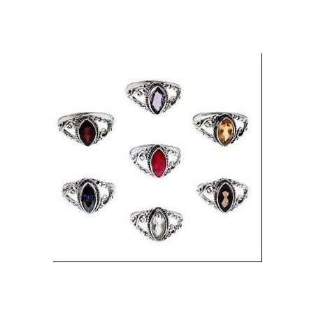 ANILLO EPOCA PIEDRA OVALADA