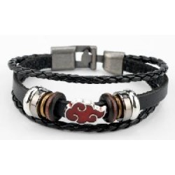-PULSERA CUERO NARUTO