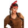 -PELUCA INDIA CON TRENZAS