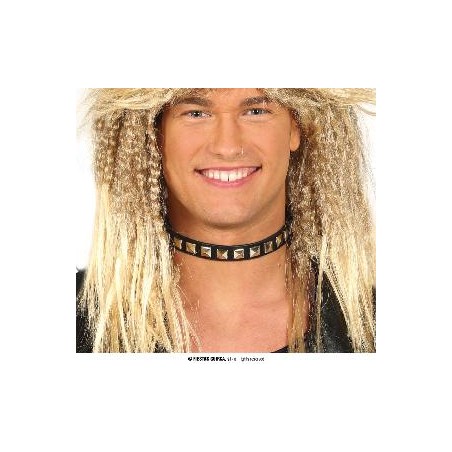 COLLAR PUNK NEGRO 44 CMS
