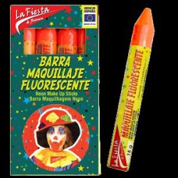 -BARRA MAQUILLAJE NARANJA FLUORESCENTE