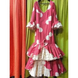 -VESTIDO CORDOBA COLORETE LUNAR GALLETA 48