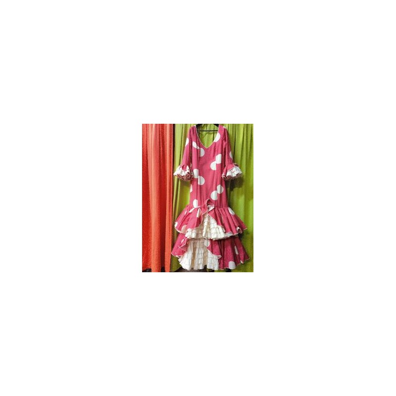 -VESTIDO CORDOBA COLORETE LUNAR GALLETA 48