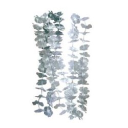 -COLLAR FLORES PLATEADO