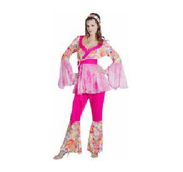 -DISFRAZ HIPPIE MUJER 36-38