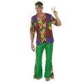 -DISFRAZ HIPPIE HOMBRE M-L -DISFRAZ HIPPIE HOMBRE M-L