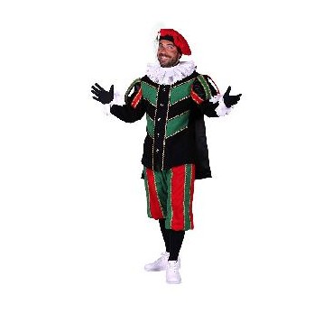 -DISFRAZ PIET PANA CON CAPA NEGRO M