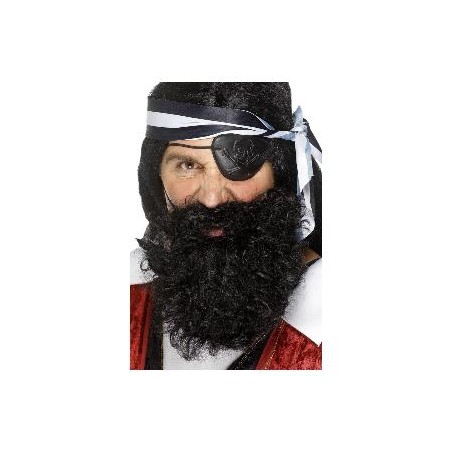-BARBA PIRATA NEGRA DELUXE