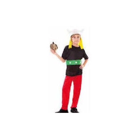 -DISFRAZ GUERRERO GALO NIÑO 7-9 AÑOS