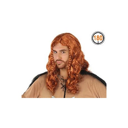 -PELUCA VIKINGO CON TRENZA