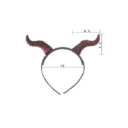 -DIADEMA CUERNOS DEMONIA