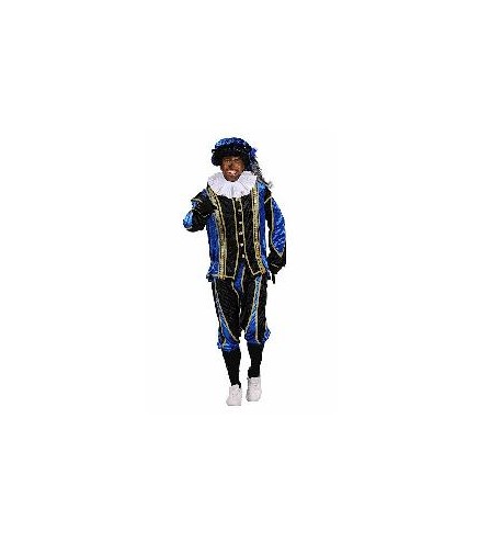 -DISFRAZ PIET AZUL CON CAPA L