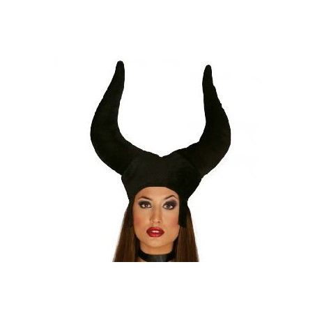 -SOMBRERO CUERNOS  MALEFICA