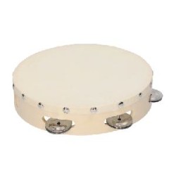 -PANDERETA PIEL 22CM