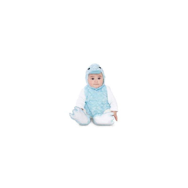 -DISFRAZ PATITO PELUCHE AZUL 12-24 MESES