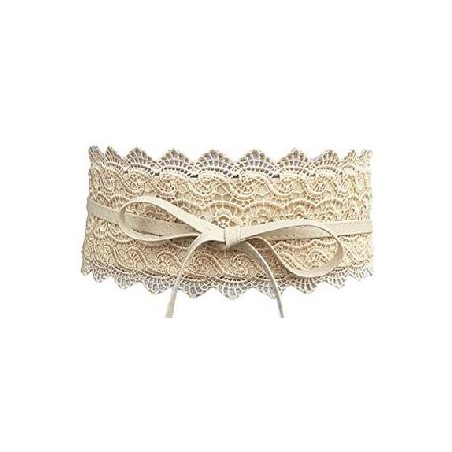 FAJIN ECOPIEL CON ENCAJE COLOR CREMA