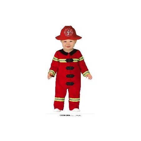 -DISFRAZ BOMBERO 12-18 M
