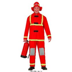-DISFRAZ BOMBERO XL