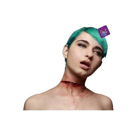 -MAQUILLAJE CICATRIZ CUELLO LATEX