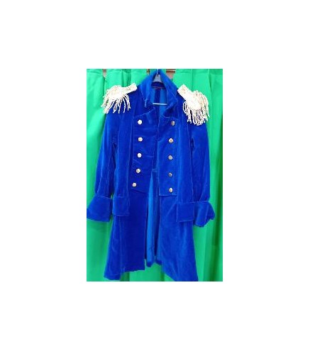 -CHAQUETA LARGA TERCIOPELO M