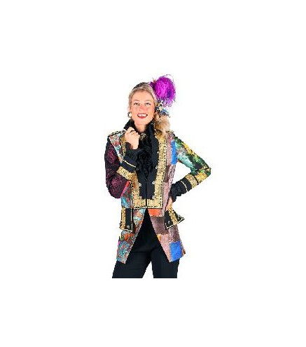 -ABRIGO DE RETAZOS MUJER 2XL