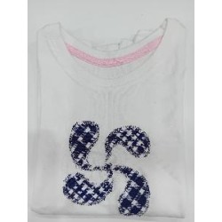 -CAMISETA LAUBURU BLANCA 7-8