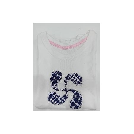 -CAMISETA LAUBURU BLANCA 5-6