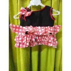 -VESTIDO FLAMENCO VOLANTES 6-9 MESES