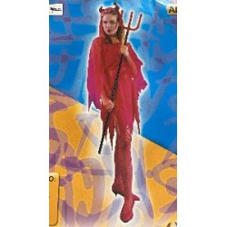 -DISFRAZ DIABLESA ROJA M-L