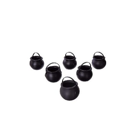 -SET MINI CALDEROS NEGROS